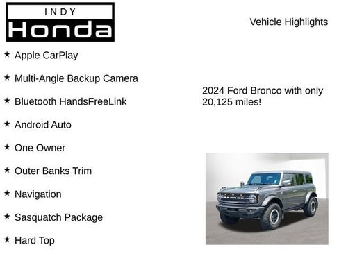 Used 2024 Ford Bronco Outer Banks w/ Sasquatch Package AWD/4WD image 8