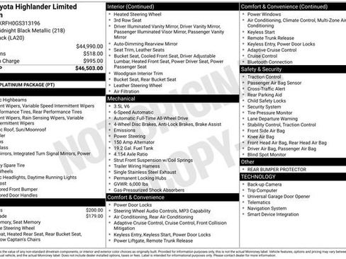 Used 2016 Toyota Highlander Limited Platinum image 11