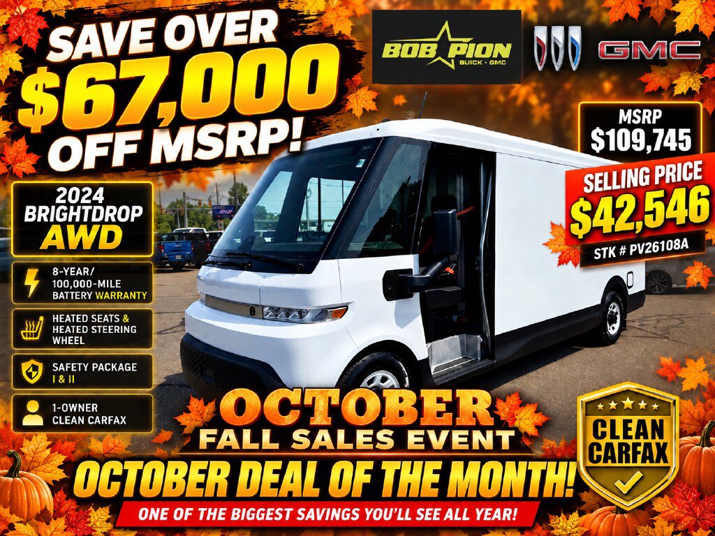 Used 2024 Chevrolet Brightdrop 600 w/ Battery Pack, Max Range AWD/4WD image 1