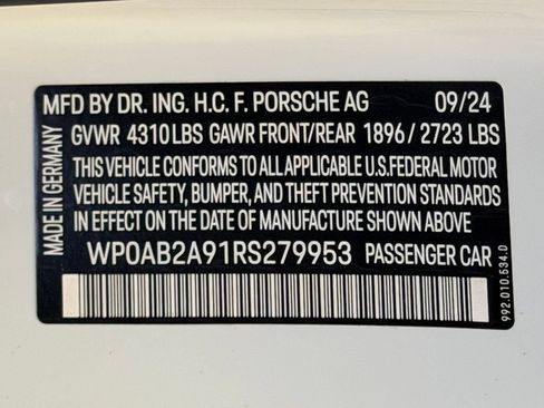 Certified 2024 Porsche 911 Carrera S RWD image 24