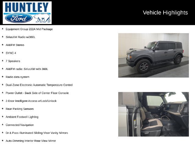 Used 2024 Ford Bronco Big Bend AWD/4WD image 2