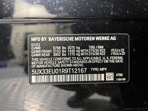 Certified 2024 BMW X5 M60i w/ Parking Assistance Package image 20