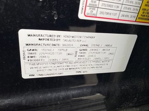 Used 2024 Ford Expedition Limited AWD/4WD image 27