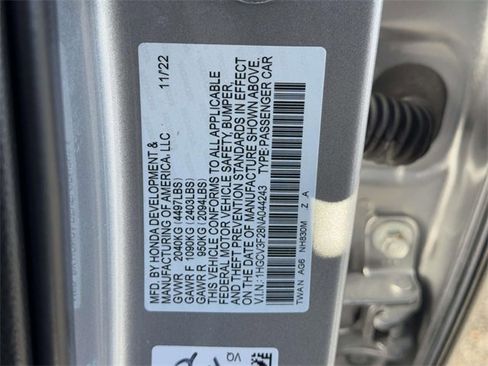 Certified 2022 Honda Accord Sport image 18