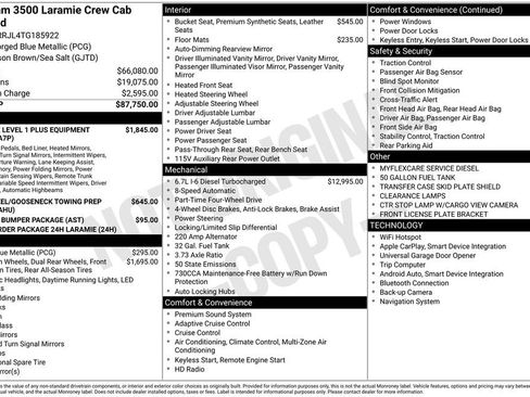 New 2026 RAM 3500 Laramie image 73