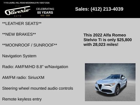 Used 2022 Alfa Romeo Stelvio Ti image 5