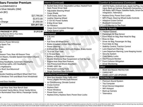 Used 2021 Subaru Forester Premium w/ Popular Package #1 image 24