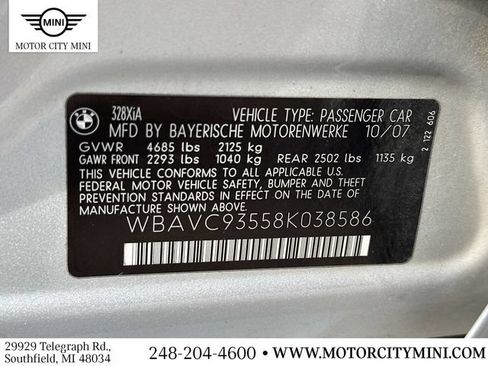 Used 2008 BMW 328xi Sedan AWD/4WD image 21
