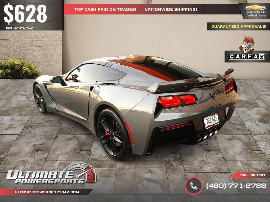 Used 2016 Chevrolet Corvette Stingray Coupe w/ Carbon Flash Badge Package RWD image 63