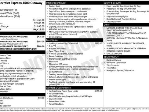 New 2025 Chevrolet Express 4500 Extended w/ Power Convenience Package image 6