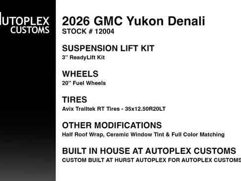 Used 2026 GMC Yukon Denali AWD/4WD image 2