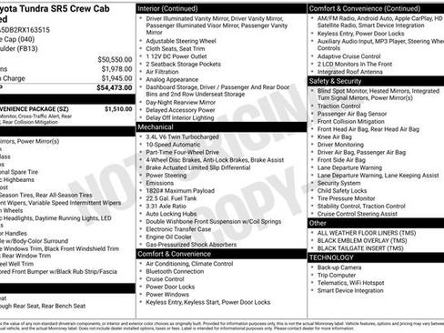 Used 2024 Toyota Tundra SR5 w/ SR5 Convenience Package AWD/4WD image 33