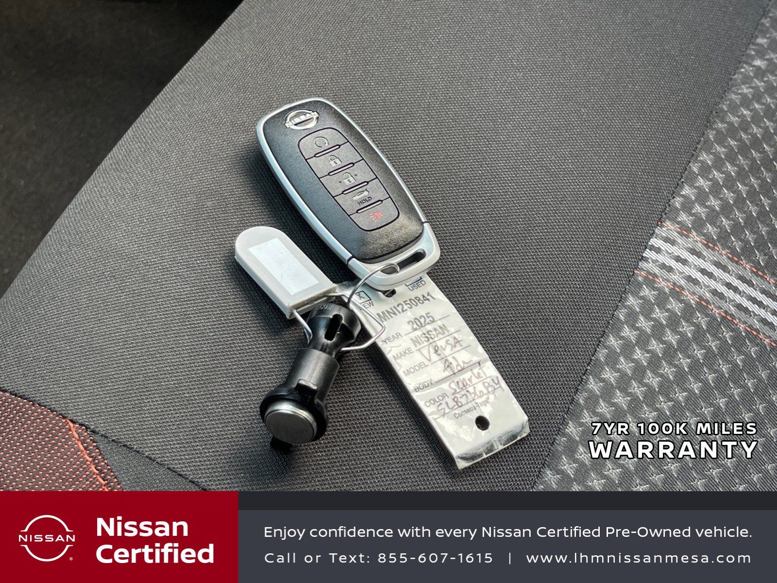Certified 2025 Nissan Versa SR w/ Trunk Package FWD image 30