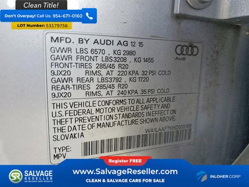 Used 2017 Audi Q7 3.0T Premium Plus w/ Premium Plus Package AWD/4WD image 17