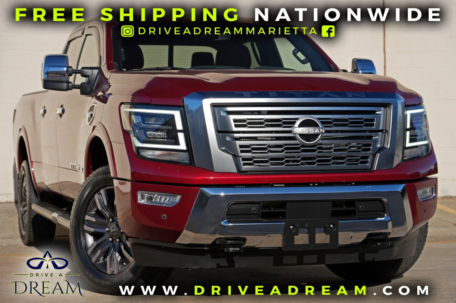 Used 2023 Nissan Titan Platinum Reserve w/ Moonroof Package AWD/4WD image 2
