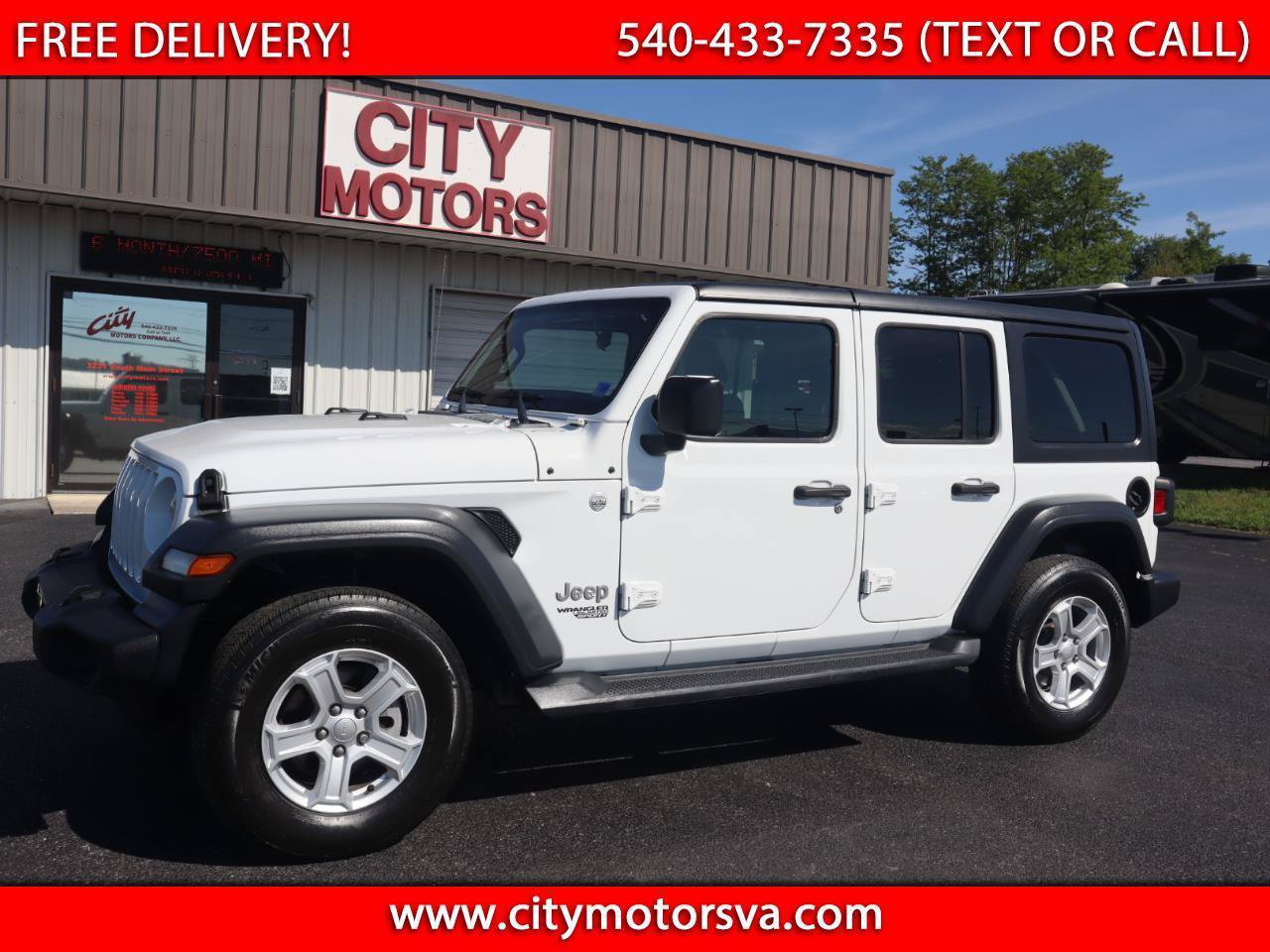 Used 2018 Jeep Wrangler Unlimited Sport S AWD/4WD image 1