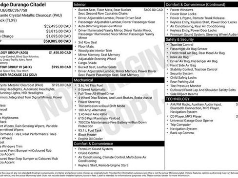 Used 2014 Dodge Durango Citadel w/ Technology Group image 6