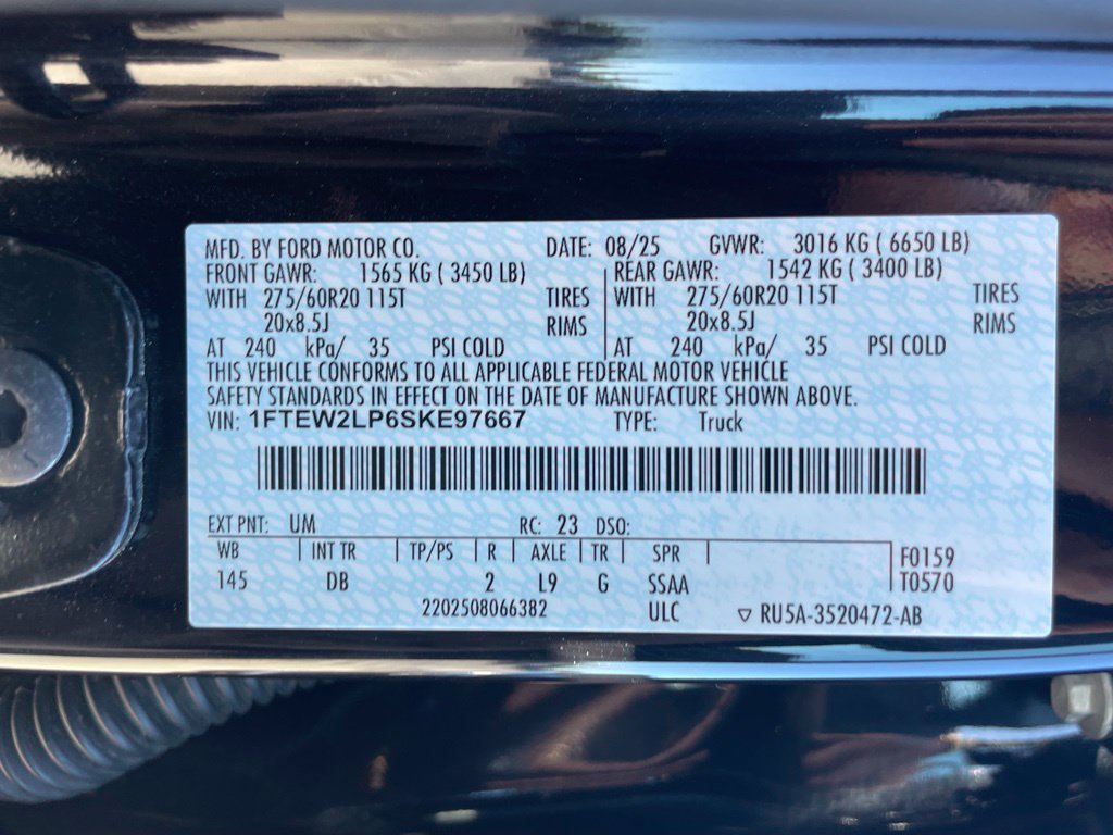Used 2025 Ford F150 STX w/ Equipment Group 200A AWD/4WD image 35