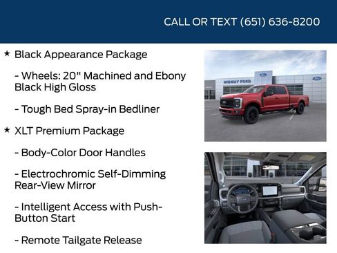 New 2025 Ford F350 XLT w/ Black Appearance Package image 10