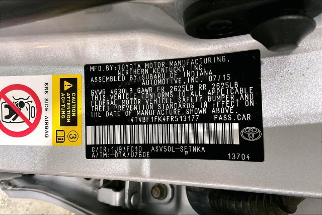 Used 2015 Toyota Camry LE FWD image 36