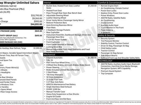 Used 2016 Jeep Wrangler Unlimited Sahara w/ Max Tow Package image 38