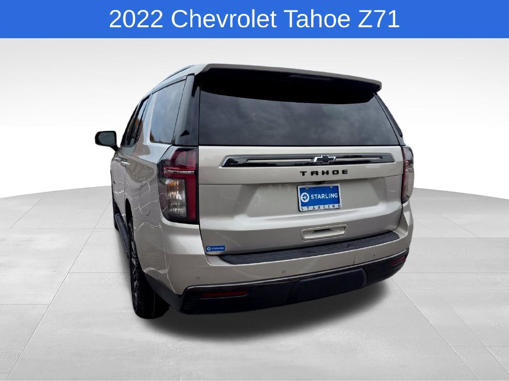 Certified 2022 Chevrolet Tahoe Z71 w/ Luxury Package AWD/4WD image 7