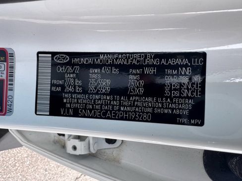 Used 2023 Hyundai Tucson Limited AWD/4WD image 50