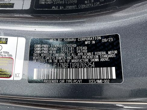 Certified 2023 Toyota GR86 Premium w/ ALL Weather Mat Package (TMS) RWD image 31