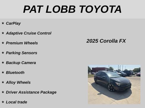 Used 2025 Toyota Corolla FX w/ Convenience Package FWD image 11