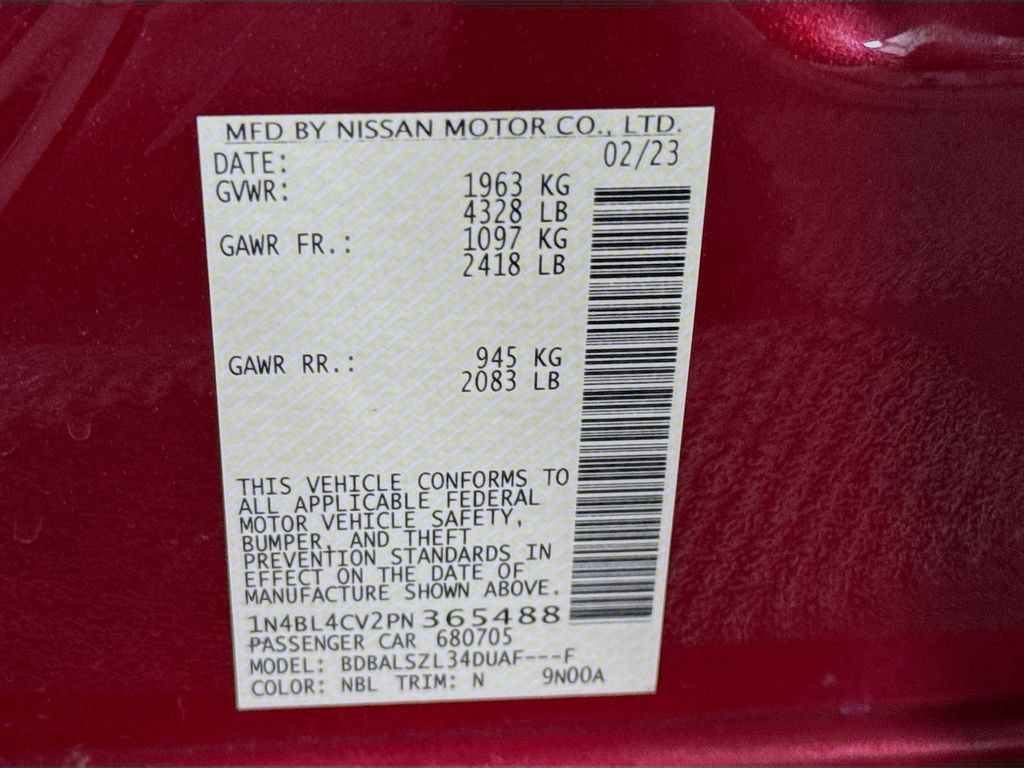Certified 2023 Nissan Altima 2.5 SR w/ SR Premium Package FWD image 36