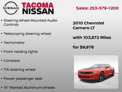 Used 2010 Chevrolet Camaro LT image 32