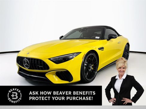 Used 2022 Mercedes-Benz SL 55 AMG 4MATIC image 1