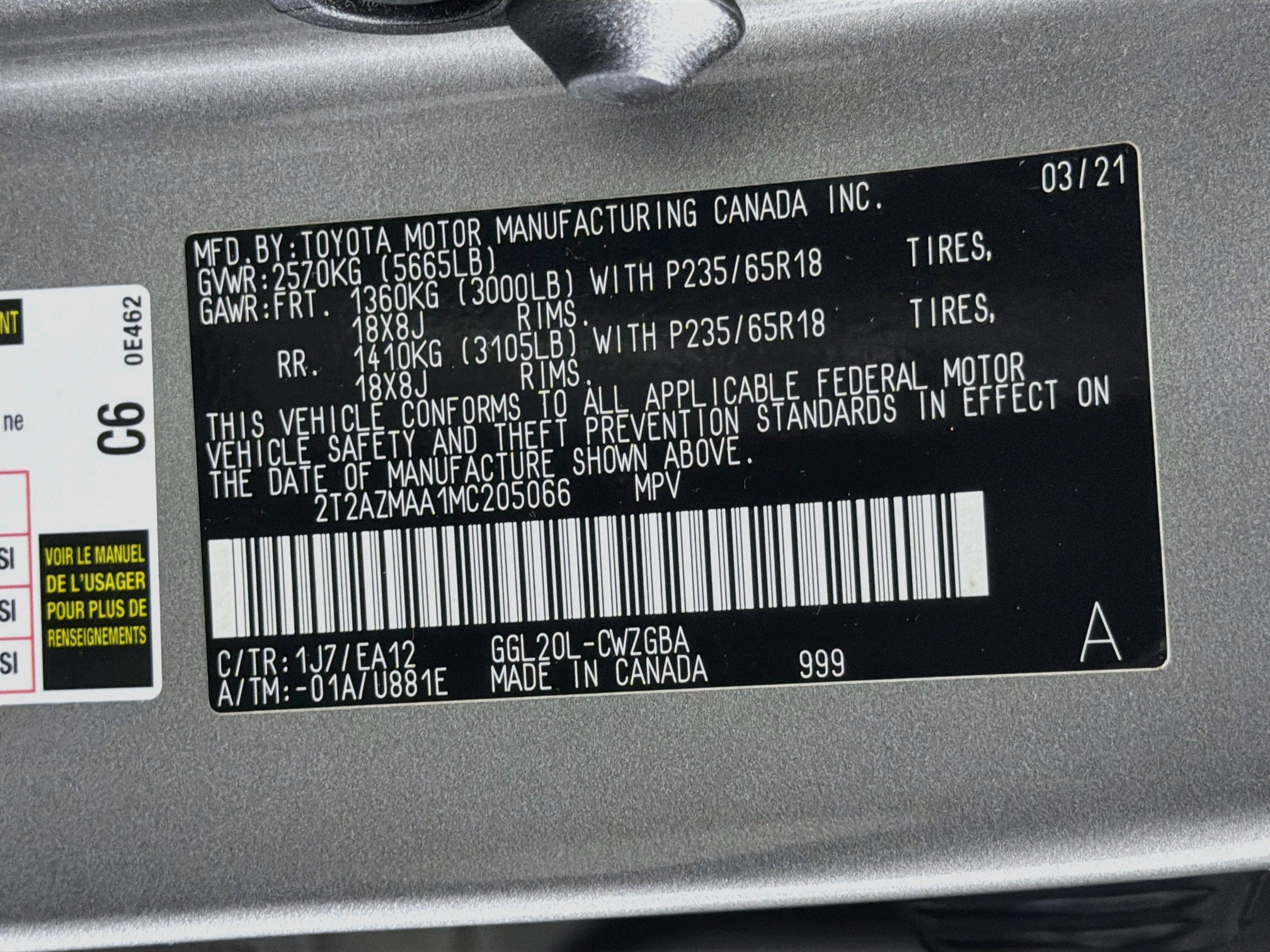Used 2021 Lexus RX 350 FWD w/ Accessory Package image 12