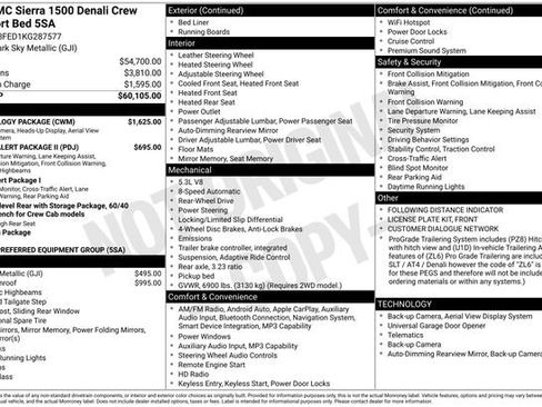 Used 2019 GMC Sierra 1500 Denali w/ Technology Package RWD image 6