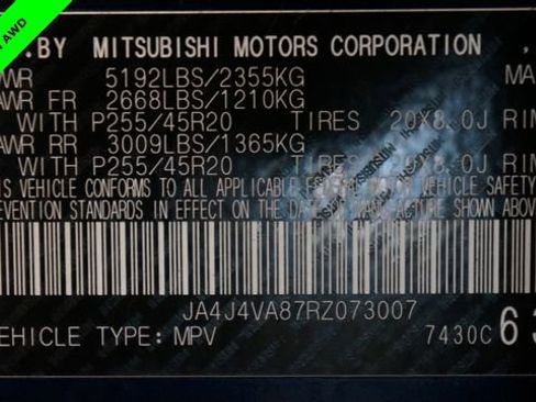 Used 2024 Mitsubishi Outlander SE Black Edition AWD/4WD image 93