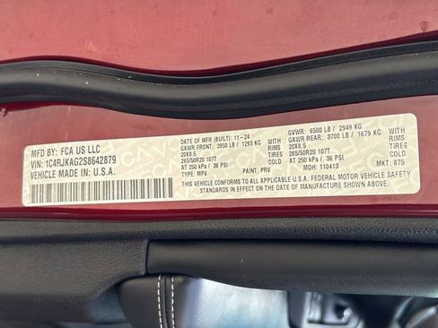 Certified 2025 Jeep Grand Cherokee L Altitude AWD/4WD image 44