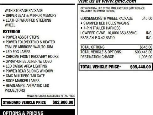 Used 2024 GMC Sierra 2500 Denali Ultimate AWD/4WD image 2