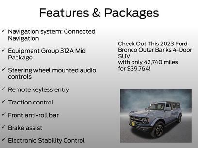 Certified 2023 Ford Bronco Outer Banks