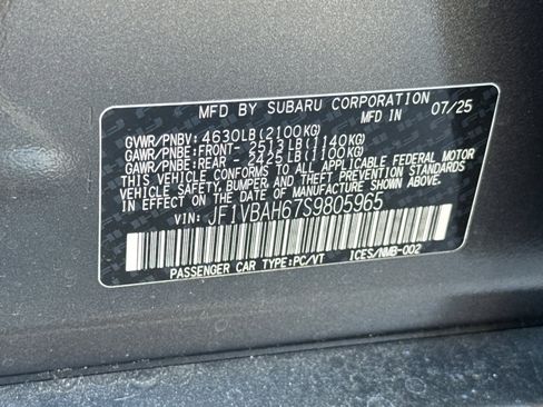 New 2025 Subaru WRX Premium image 32