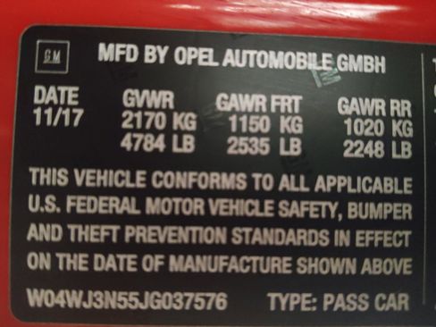 Used 2018 Buick Cascada Sport Touring w/ Dark Effects Package FWD image 33