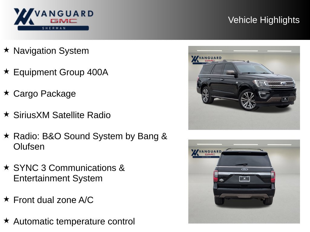 Used 2020 Ford Expedition King Ranch w/ Cargo Package RWD image 10