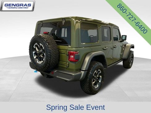 Used 2024 Jeep Wrangler Unlimited Rubicon 4xe w/ Technology Group AWD/4WD image 7