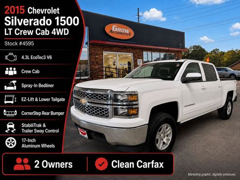 Used 2015 Chevrolet Silverado 1500 LT AWD/4WD image 7