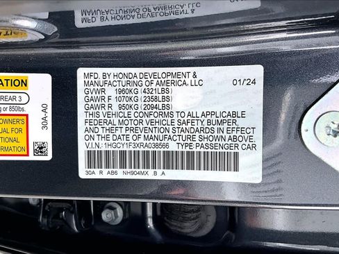 Used 2024 Honda Accord EX image 34