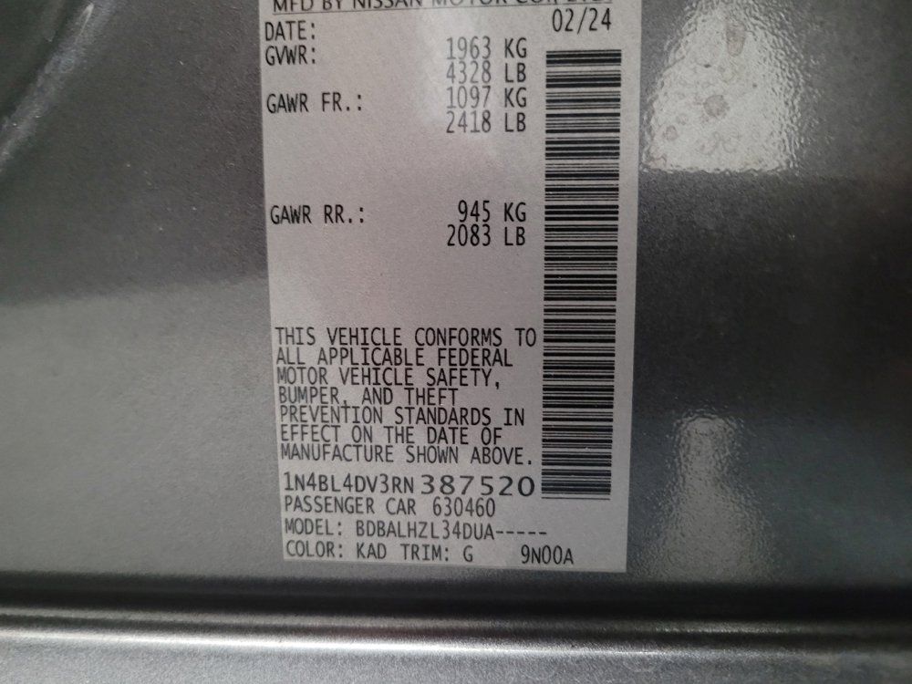 Used 2024 Nissan Altima 2.5 SV FWD image 33