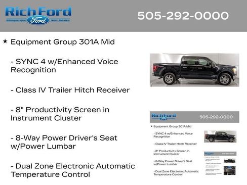 Certified 2023 Ford F150 XLT w/ Equipment Group 301A Mid AWD/4WD image 18
