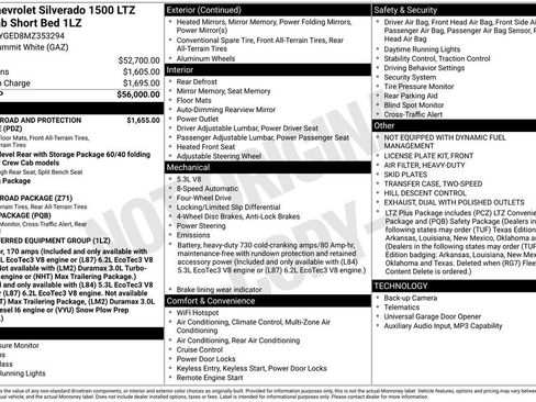 Used 2021 Chevrolet Silverado 1500 LTZ image 2