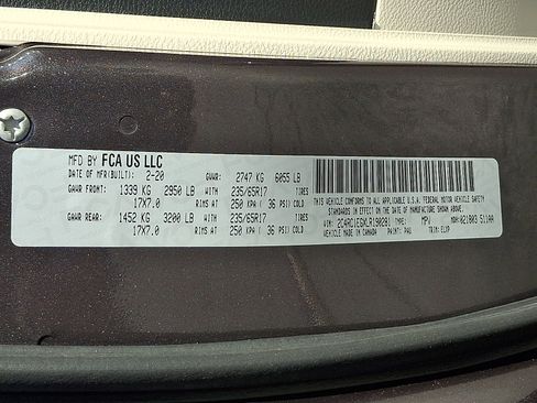 Certified 2020 Chrysler Pacifica Touring-L Plus FWD image 29