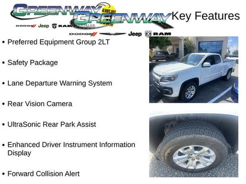Used 2021 Chevrolet Colorado LT w/ Safety Package RWD image 2