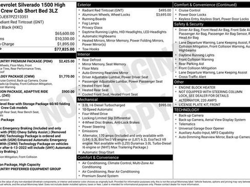 Used 2023 Chevrolet Silverado 1500 High Country w/ High Country Premium Package image 11